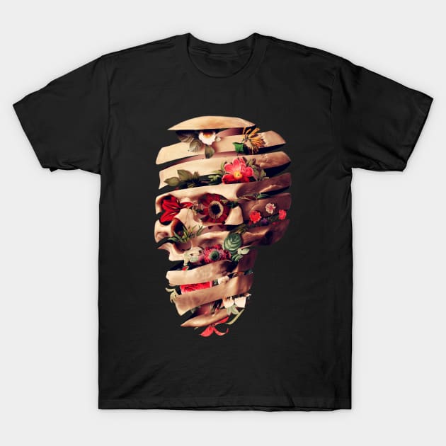 Peeled Skull T-Shirt by aligulec